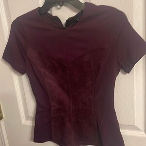BCBG MaxAzria Peplum Blouse. XSmall
